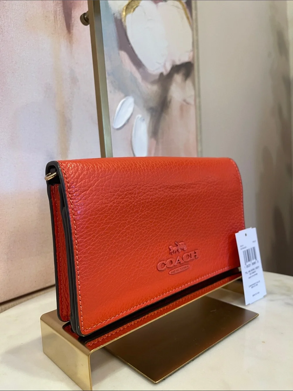 Coach Anna Crossbody Crossbody Bag- Bright Orange